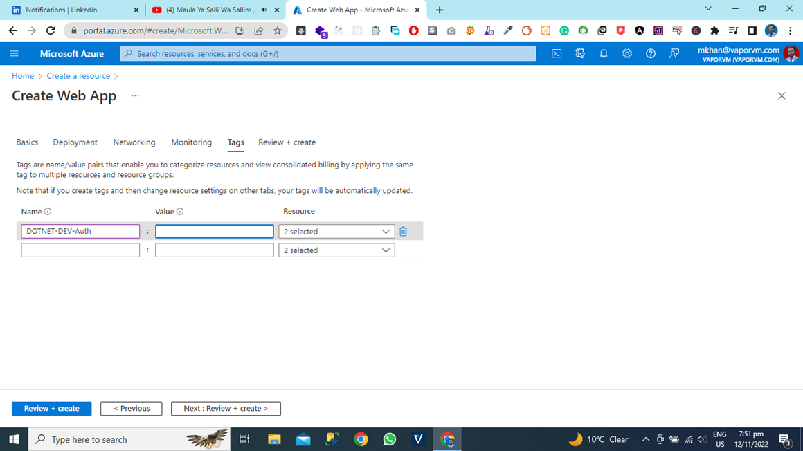 Application Deployment On Azure Cloud using Azure Web App Service